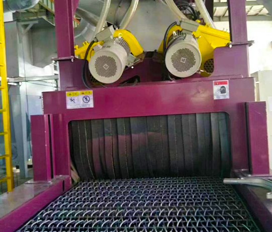 网带式抛丸清理机