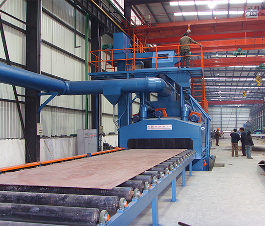 钢板型材抛丸清理机