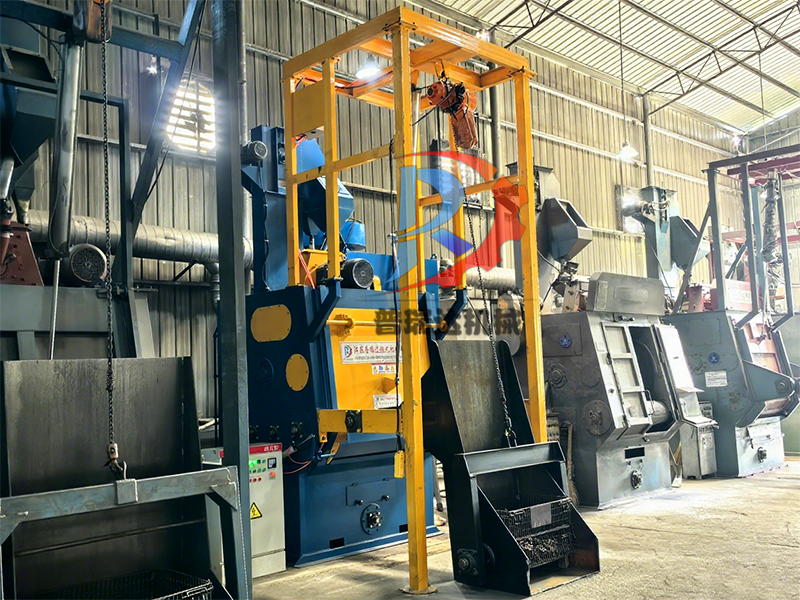 抛丸机厂家和江西阀门生产厂家的深度合作-普瑞达抛丸机设备厂家