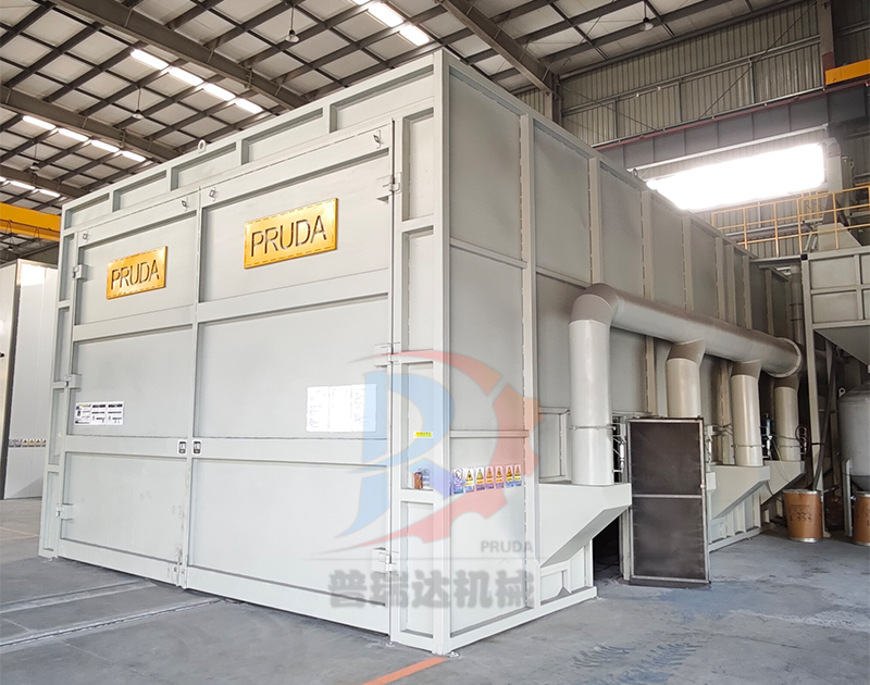 江苏喷砂房厂家_普瑞达抛丸机械_大型喷砂房设备